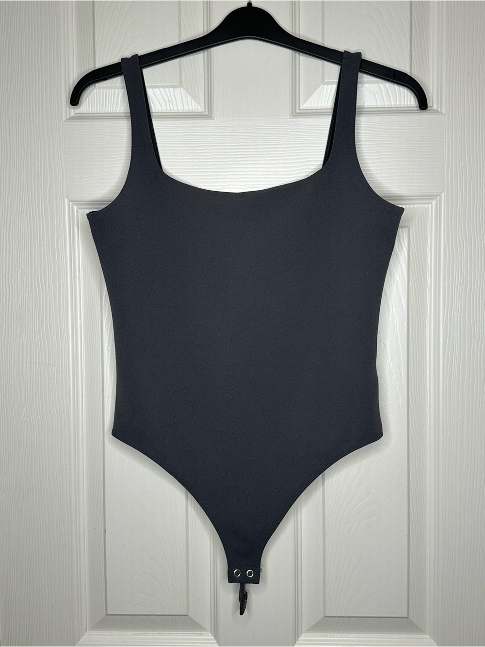 Express Black Square Neck Bodysuit